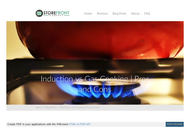 induction cost vs gas