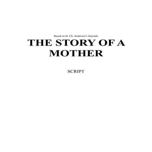 The story of a mother script