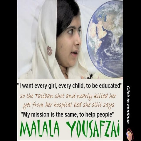 The story of Malala Yousafzai. (Nikos)