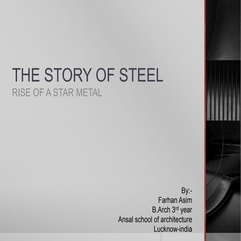 The story of steel