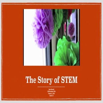 The Story of STEM