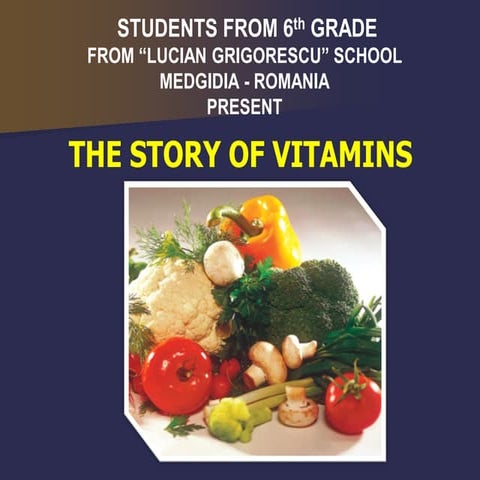 The story of vitamins
