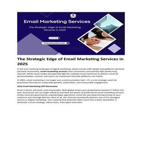 The Strategic Edge of Email Marketing Services in 2025.pdf