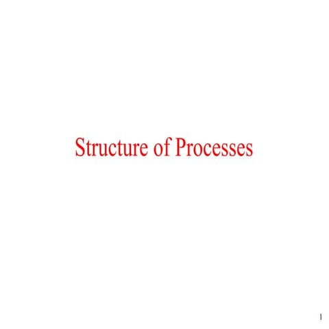 The structure of process