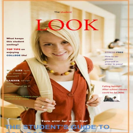 Front cover- Preliminary Task