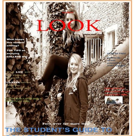 Front cover- Preliminary Task