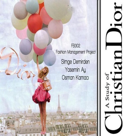 The study of Christian Dior ppt