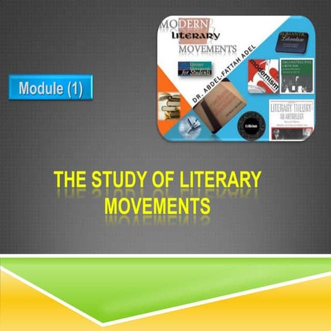 The study of literary movements