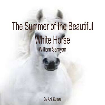 The summer of the beautiful white horse