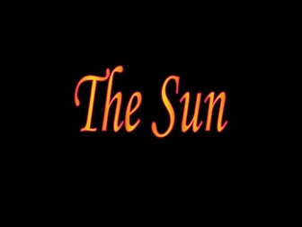 The sun powerpoint