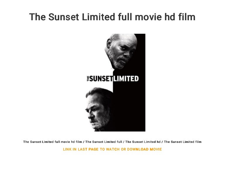 The Sunset Limited Full Movie Hd Film