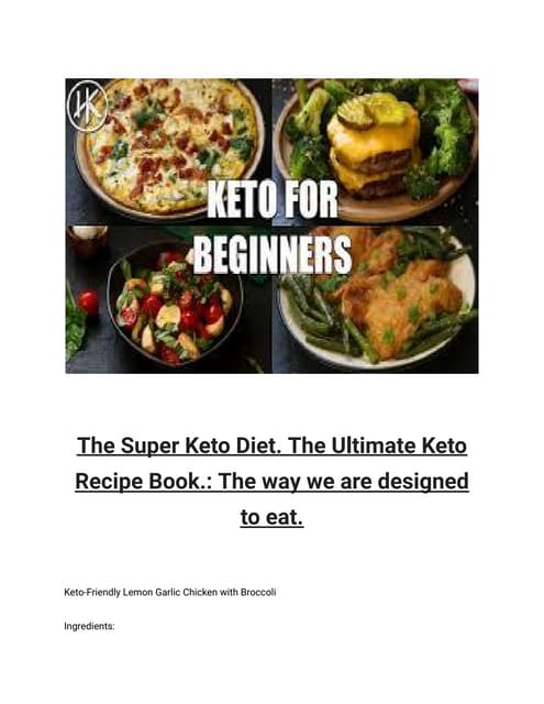Super Keto Diet | PDF