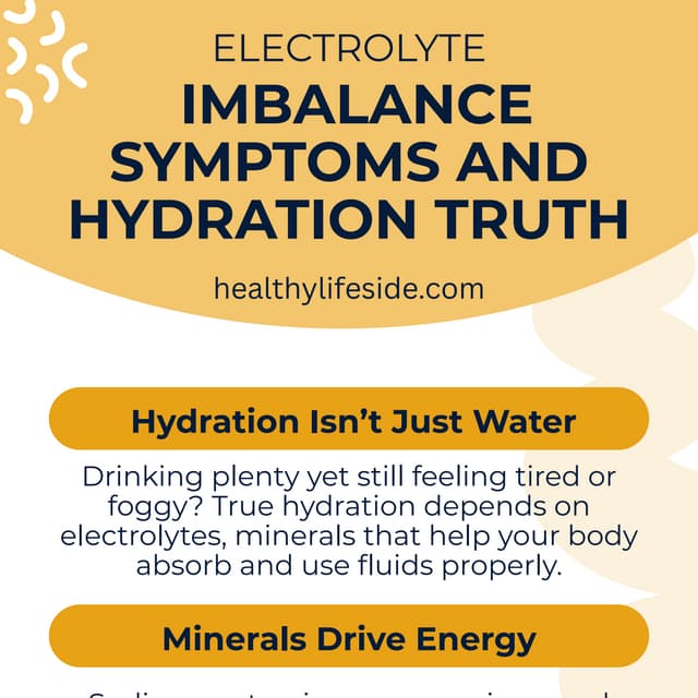 The Surprising Truth About Electrolyte Imbalance Symptoms And Hydration ...