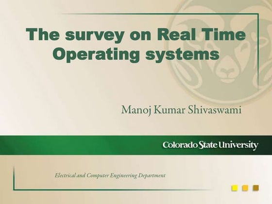The survey on real time operating systems (1)