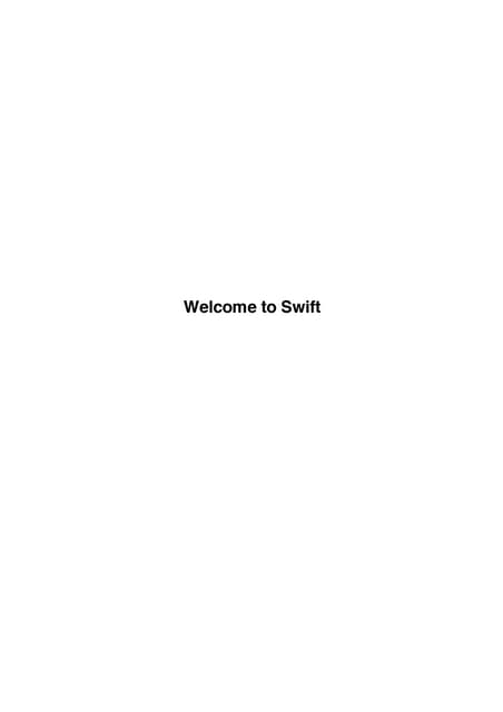 The Swift Programming Language - Xcode6 for iOS App Development - AgileInfowa...