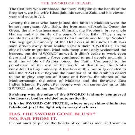 The sword of islam