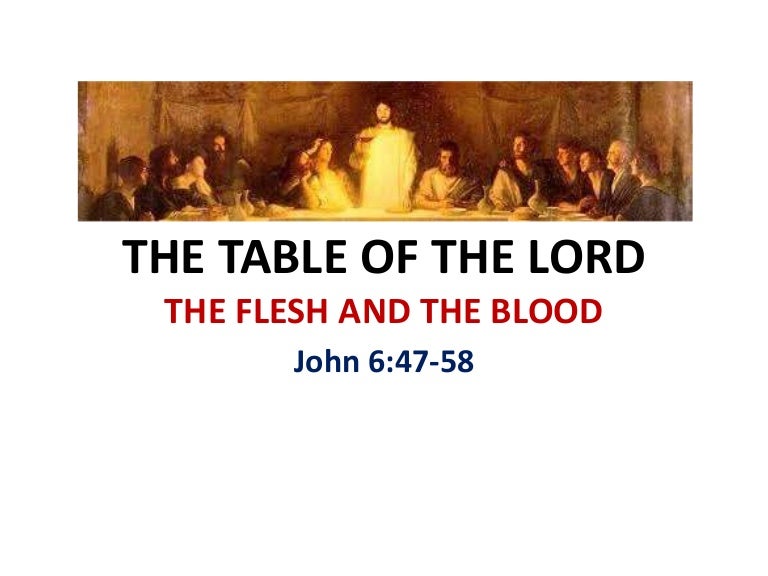 The table of the lord