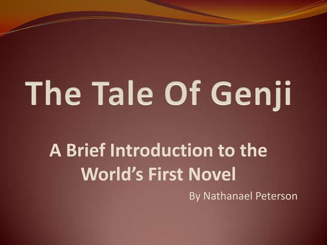 The Tale Of Genji Powerpoint Pptx The Tale Of Genji Powerpoint Pptx