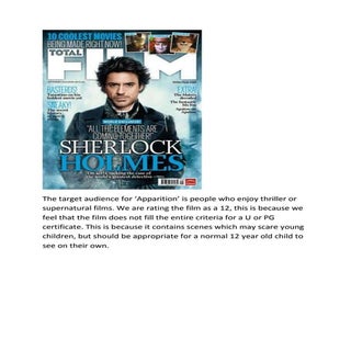 4) Who would be the audience for yo...