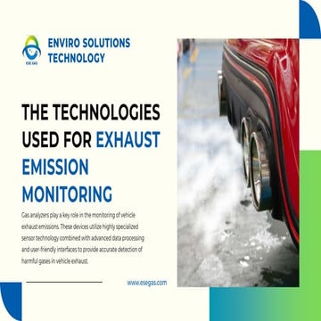 The Technologies Used For Exhaust Emission Monitoring
