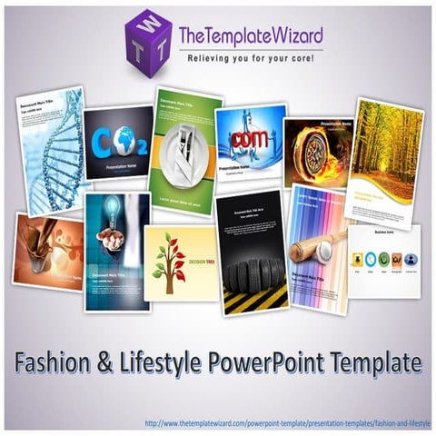 Fashion and Lifestyle PowerPoint Template - Fashion and Lifestyle PPT Template