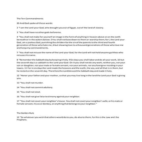 10 commandments | PPT