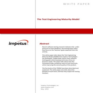 Test Engineering Maturity Model- Im...