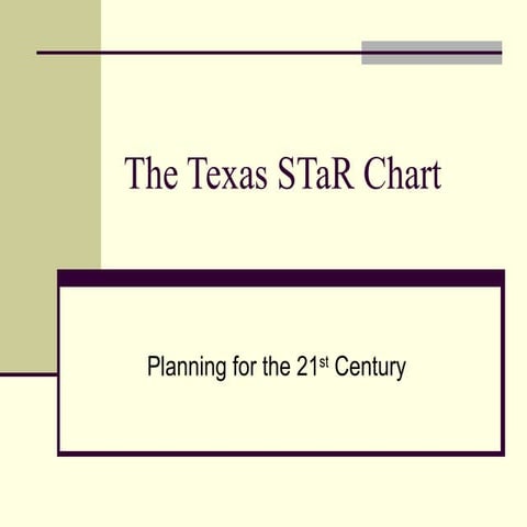 The Texas S Ta R Chart