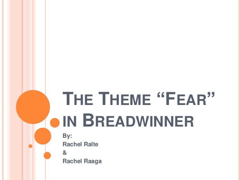 The theme "fear" in breadwinner