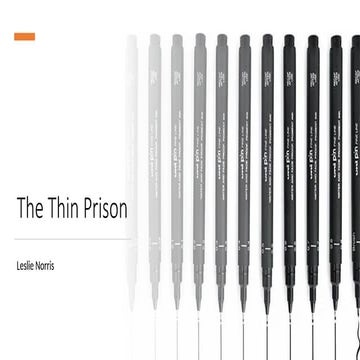 Exploring Literary Devices and Themes in Leslie Norris's The Thin ...