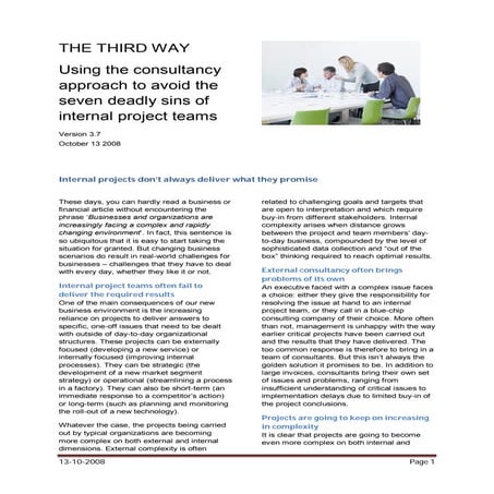 The third way   running effective projects