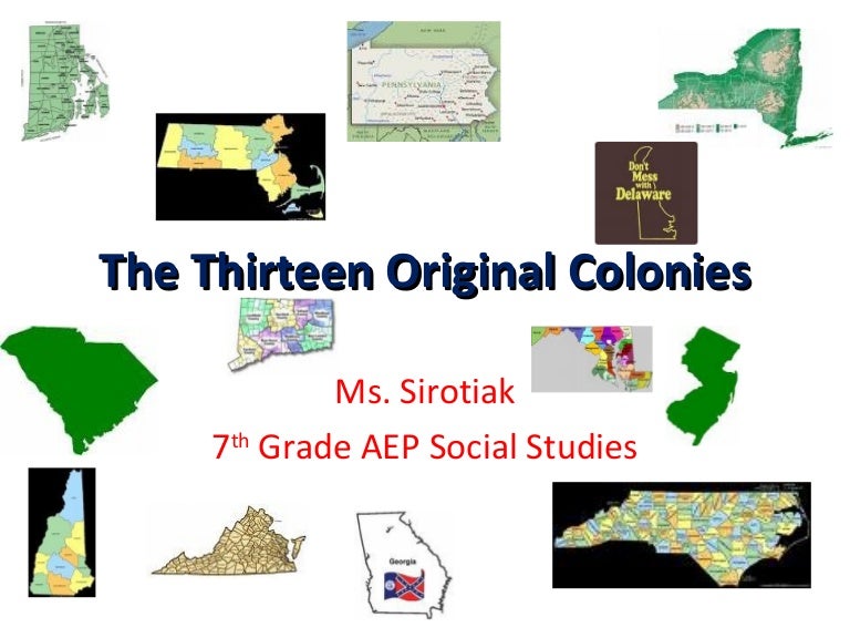 Get The Thirteen Original Colonies PNG