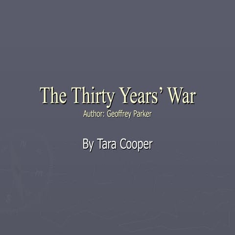 The thirty years’ war