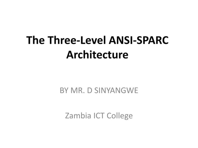 The Three-Level ANSI-SPARC Architecture.pdf