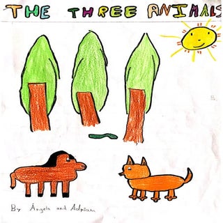 The three animals by Ángela and Adr...