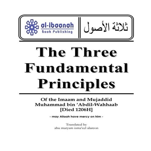 The three fundamental principles
