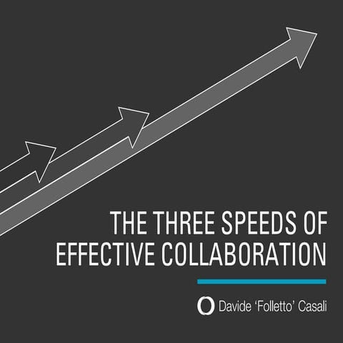 The Three Speeds of Effective Collaboration