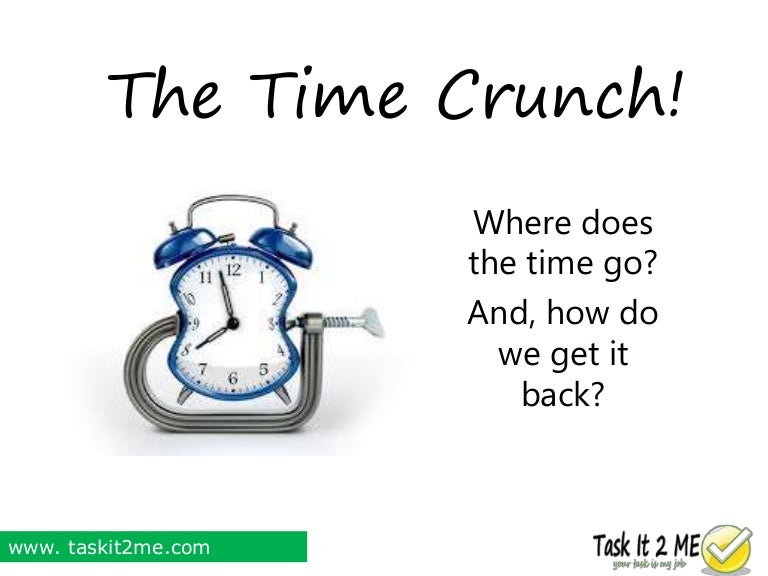 The time crunch!