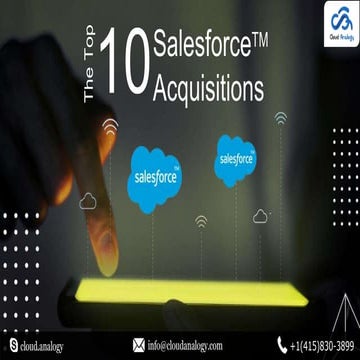 The Top 10 Salesforce Acquisitions You Should Know 