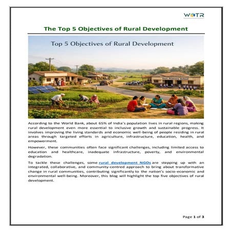 The Top 5 Objectives of Rural Development.pdf