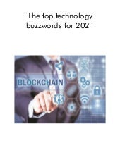 The top technology buzzwords for 2021