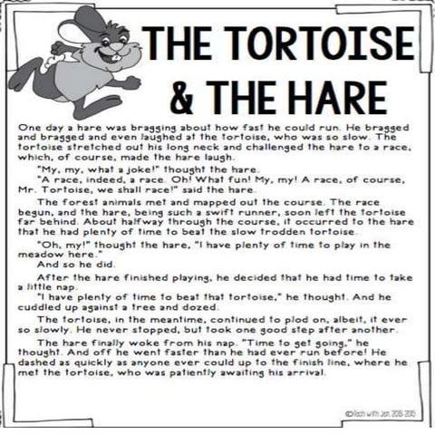 The tortoise and the hare