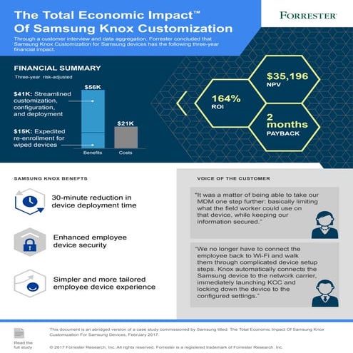The Total Economic Impact of Knox Customization: Infographic 