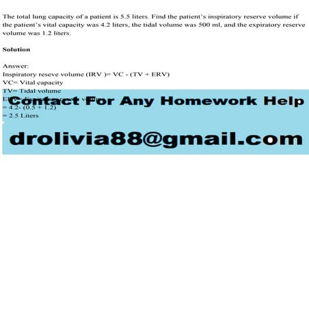 The total lung capacity of a patient is 5.5 liters. Find the patient.pdf