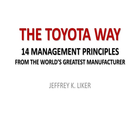 The toyota way