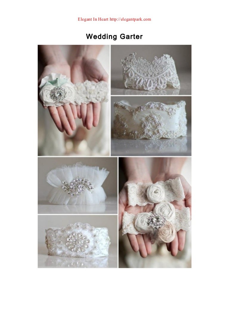 The tradition of wedding garter