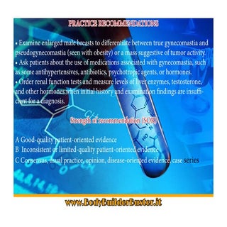 The treatement of gynocomastia