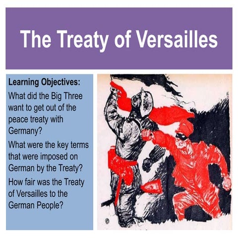 The Treaty of Versailles