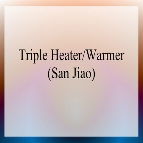 The triple warmer