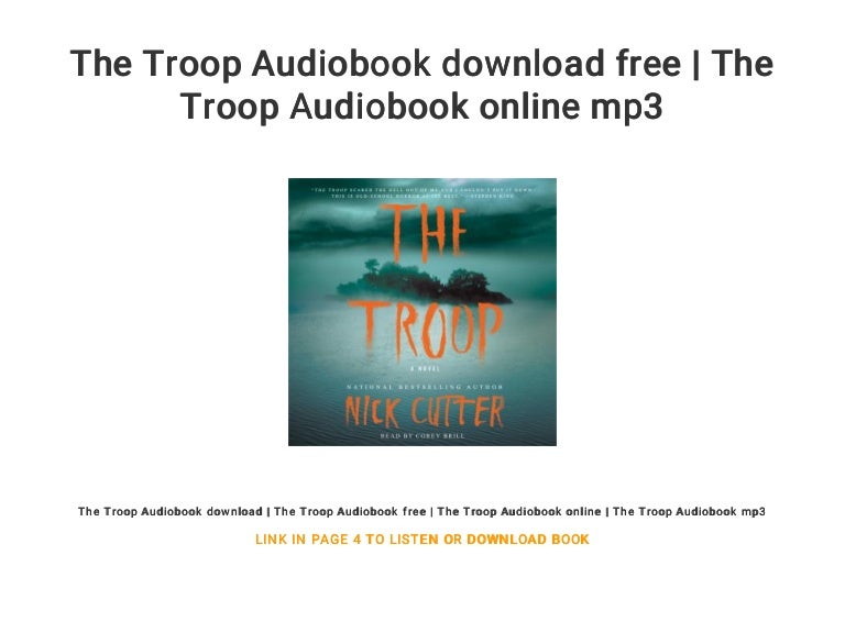 the troop novel